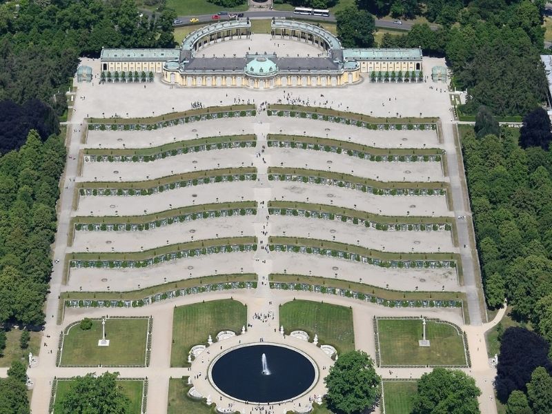 Đồi nho tại cung điện Sanssouci