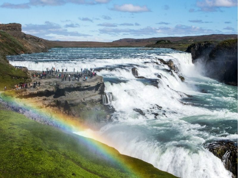 Thác nước Gullfoss - Iceland là nước nào