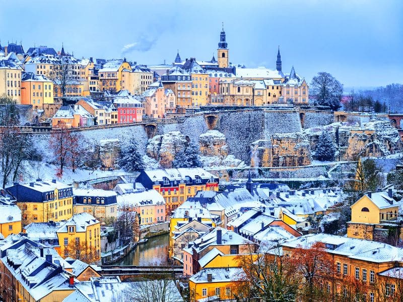 Luxembourg khi vào đông