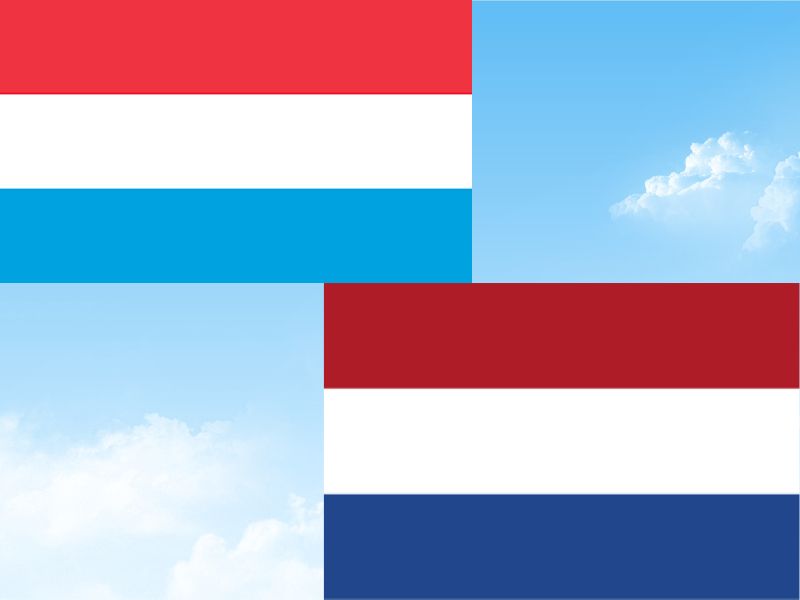 Cờ Hà Lan dễ bị nhầm với cờ Luxembourg
