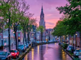 Thị trấn Delft Hà Lan