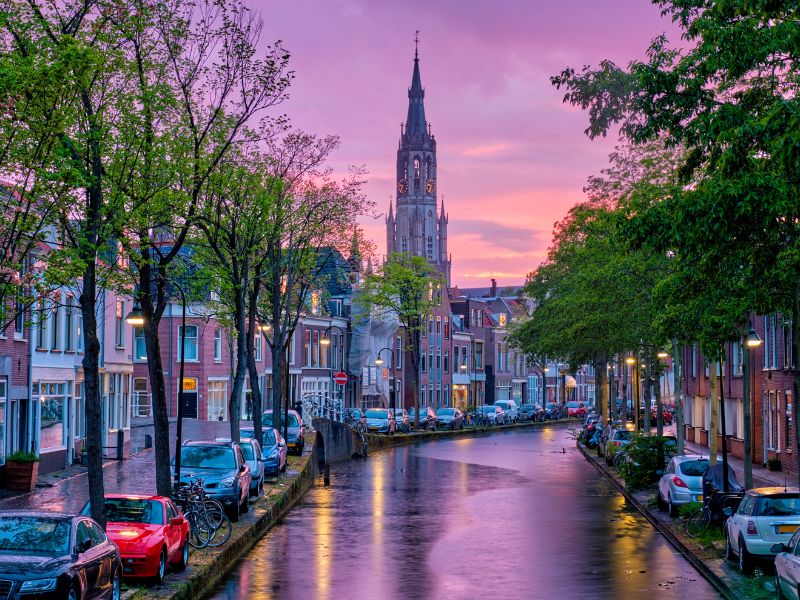Thị trấn Delft Hà Lan