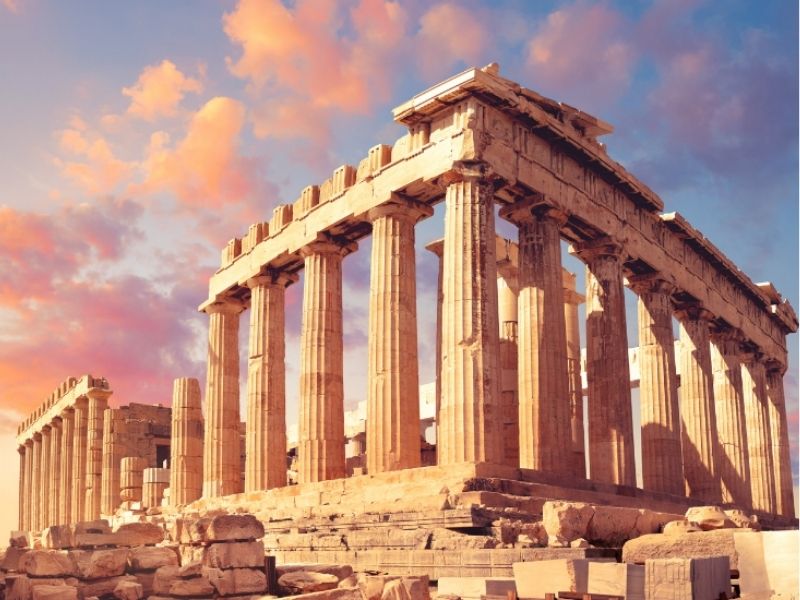 Đền Parthenon qua lăng kính khách du lịch