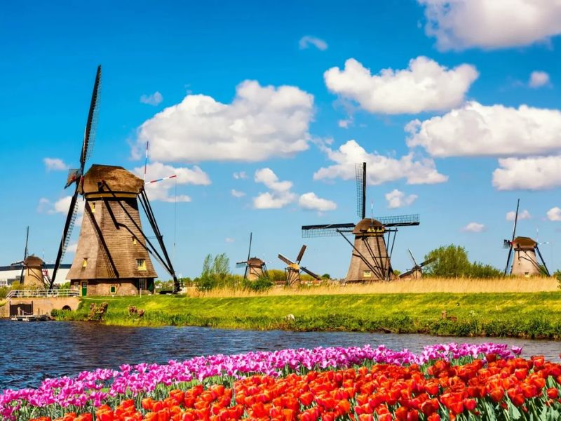 Làng cối xay gió Kinderdijk