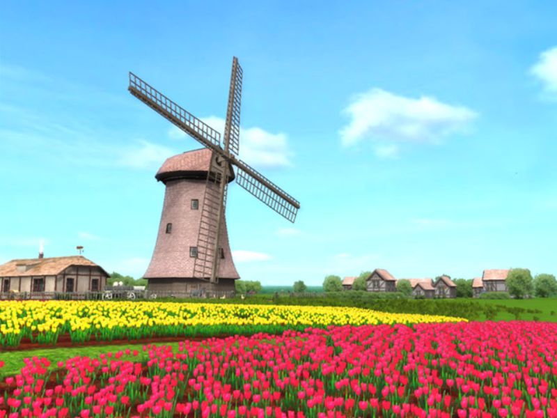 Cối xay gió Kinderdijk 