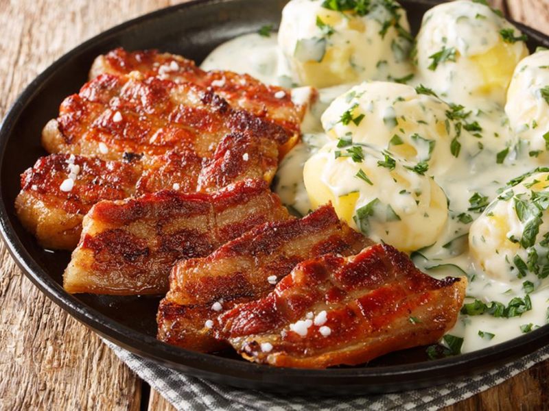 Stegt Flaesk thơm ngon