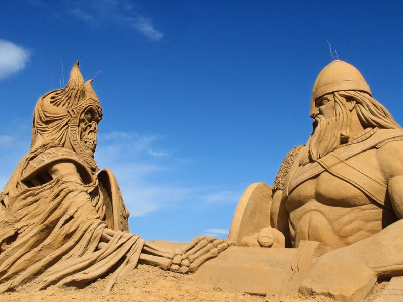 Lễ hội điêu khắc cát ở Đan Mạch