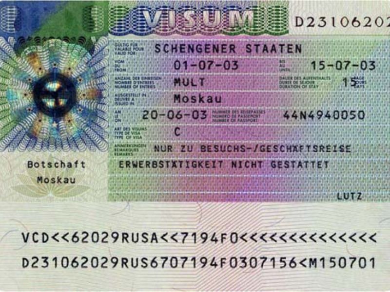 Visa ngắn hạn Schengen (Loại C)