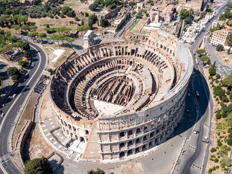 Kiến trúc độc đáo của Đấu trường La Mã