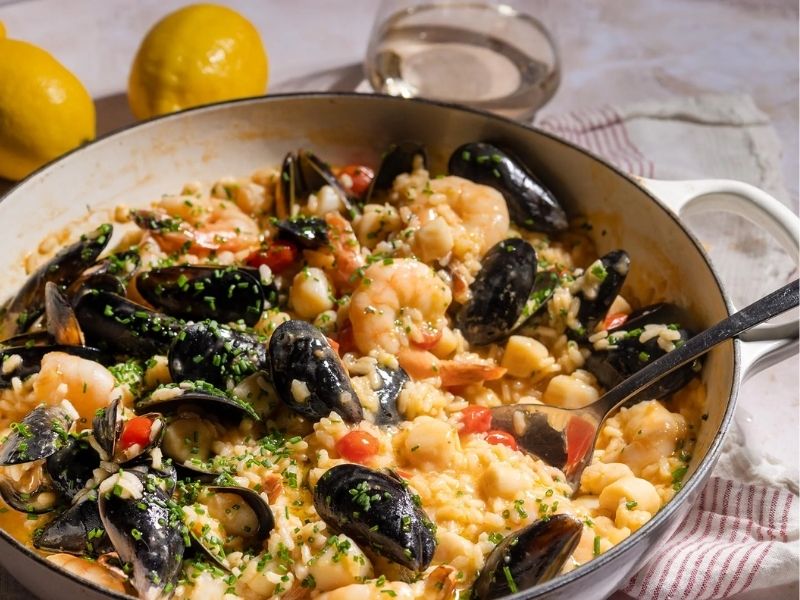 risotto ai frutti di lago